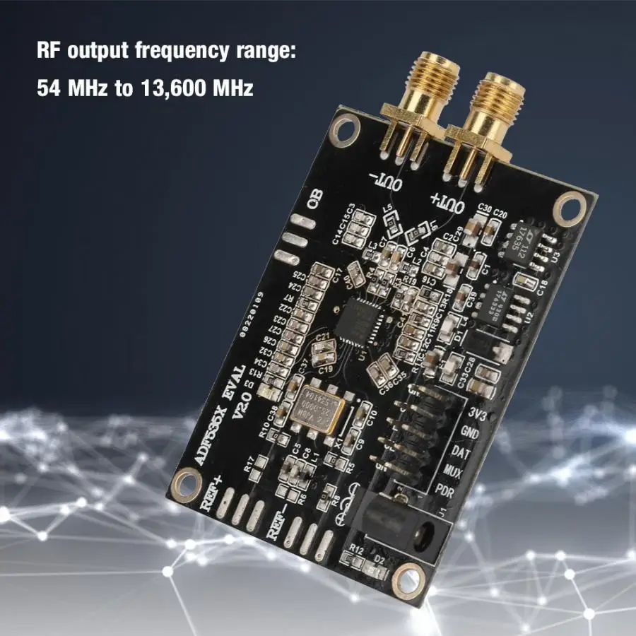 ADF5355 фазовая петля RF выход 54 M-13,6G интернет-макетная плата PLL VCO модуль для W-CDMA/TD-SCDMA/WiMAX/GSM/PCS/DECT