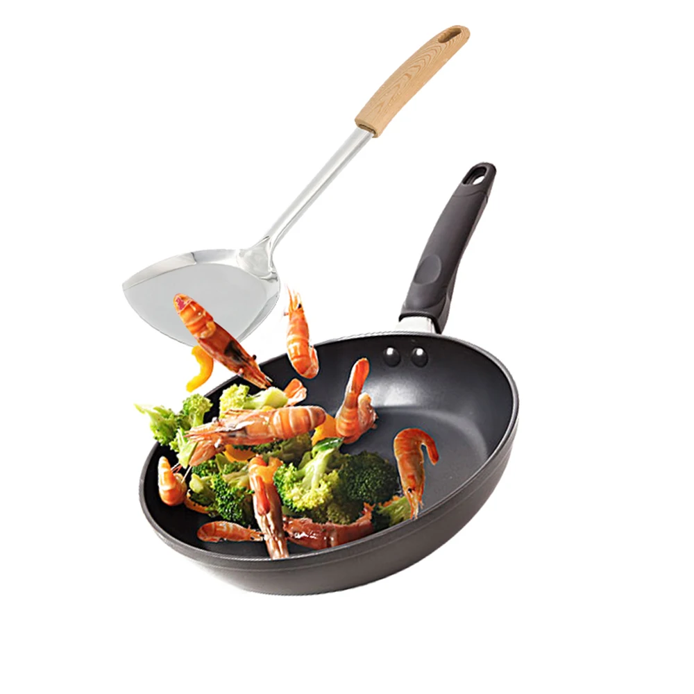 7 Pcs/Set Multifunction Stainless Steel Kitchen Utensil Spatula Set Handle Cooking Tools Set Turner Ladle For Restaurant