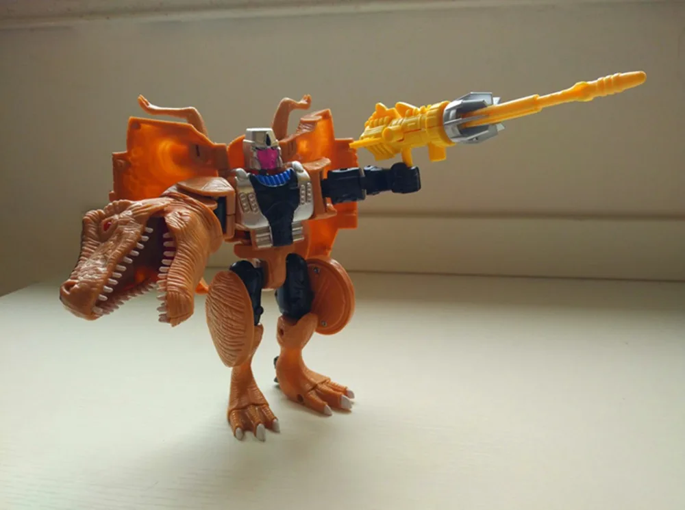 Оранжевый Трансформация Beast Wars 17 см Оптимус Primal рэттрап фигурка модель подарки на день рождения для детей и коллекционные игрушки кукла - Цвет: Оранжевый