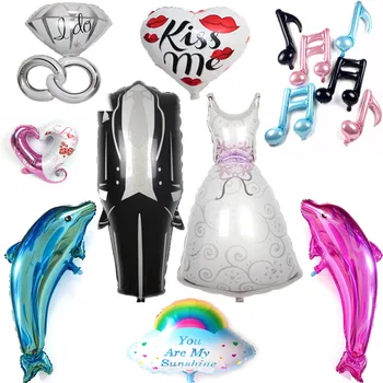 

Engagement Anniversary Wedding Celebration Love Foil Balloons Decor Choose Party