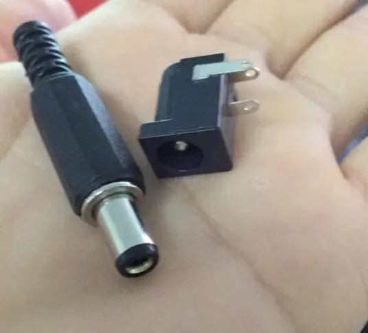 Переключатель игровой машины 10 шт. 2 5x5 5 мм DC power Гнездовой разъем Jack + штекер