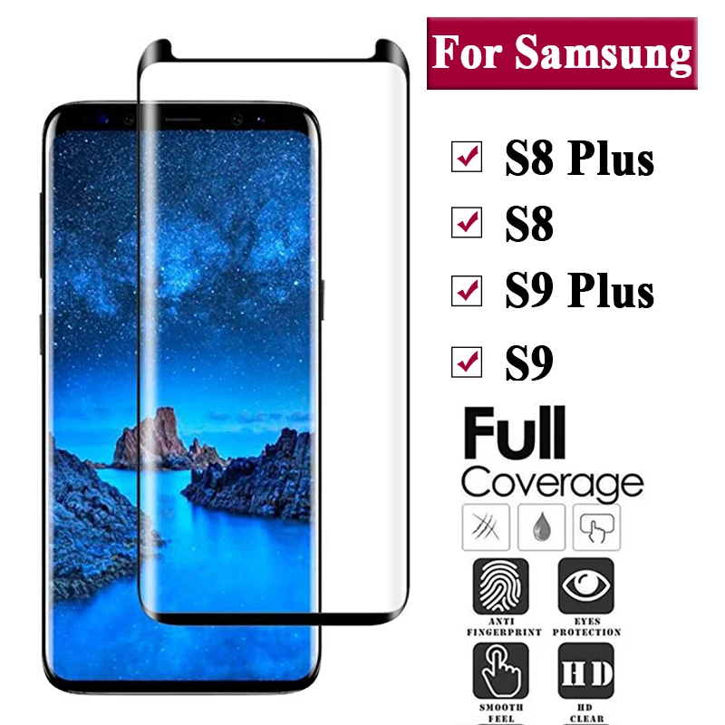 3D Защитное стекло для samsung galaxy s9 plus glas s8 9 s s9plus S 8 9 протектор экрана s8plus 8s лист Бронированная пленка закаленное