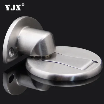 

Magnetic SUS 304 Door Stopper Magnetic Wall Floor Mounted Door Holder Stopper Invisible Doorstop Safety Catch