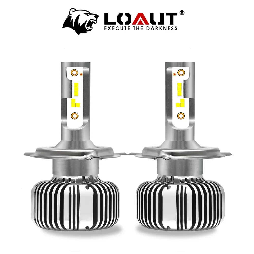 

LOAUT H4-3 H4-2 9002 HB2 Car Headlights Led Truck HID Hi-Low Beam Auto lamp 12V 24V CSP 60W 8000LM Automobiles Headlamp 6500K
