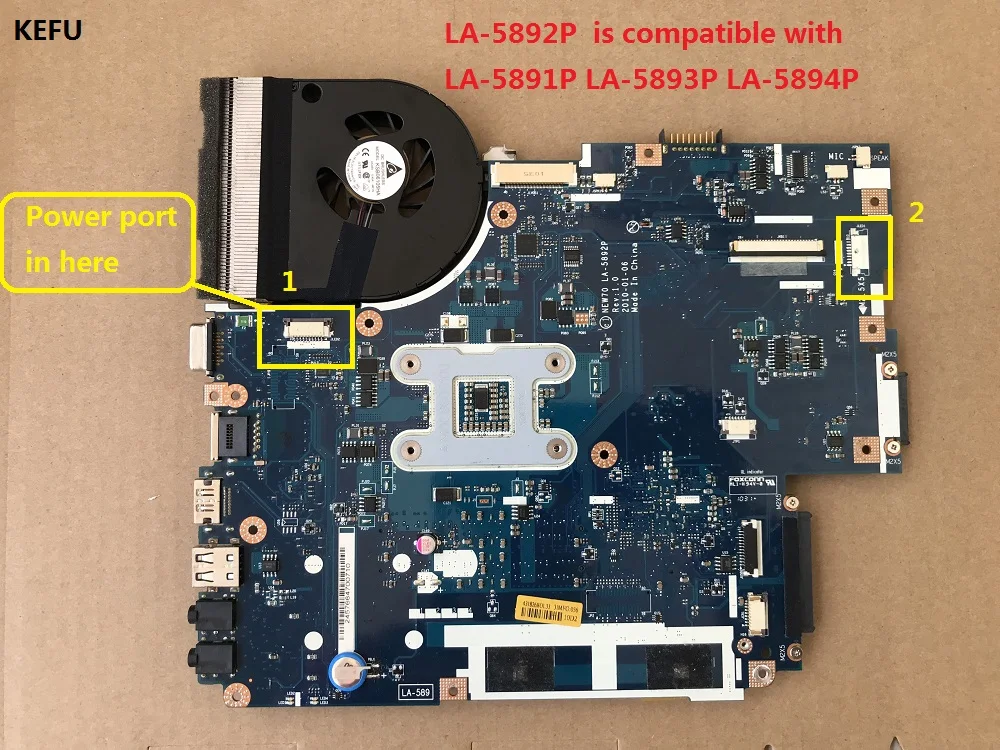 Материнская плата KEFU для ноутбука acer 5740 5741 5742|Материнские платы| |