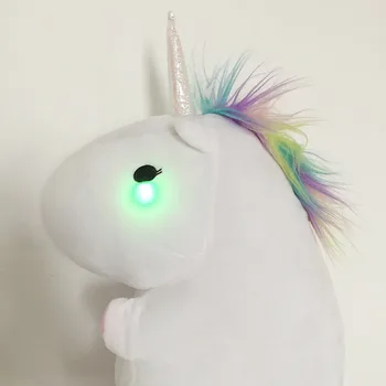 Unicorn Glowing Soft Toy and Slippers