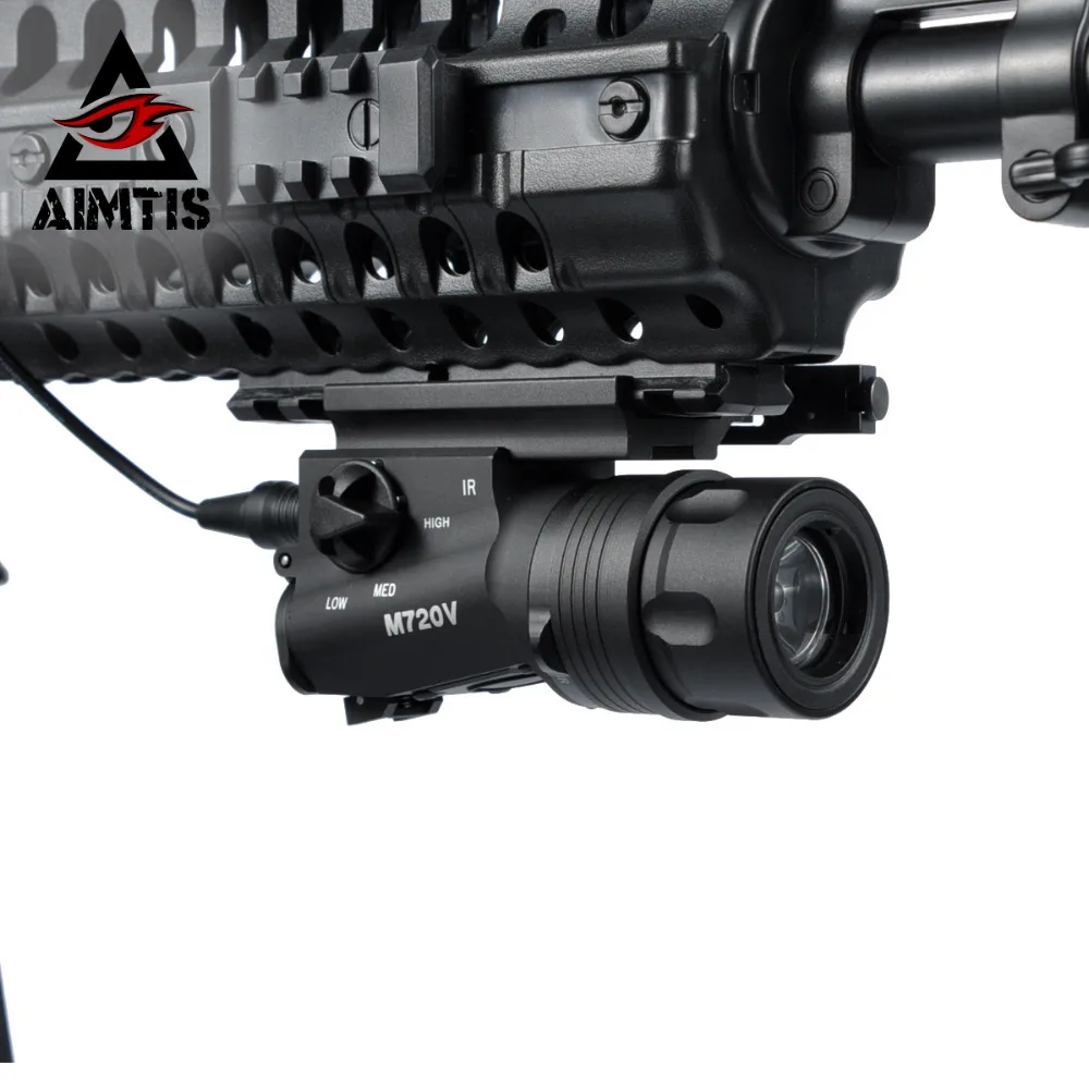 AIMTIS M720V Tactical Light Led WeaponLight (STROBE LIGHT) Flashlight