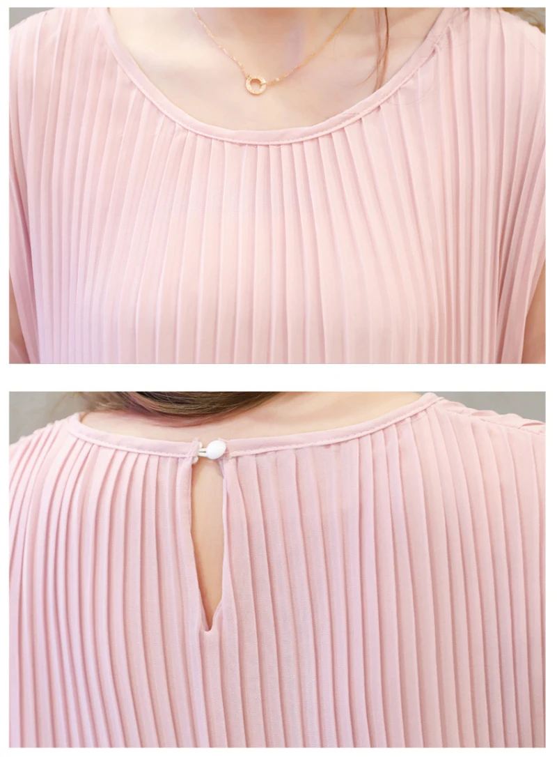 Maternity Women Chiffon Sheer Pleated Dress 3D Flower Half Sleeve Chic Cute Pregnancy Tops Summer Style Pink Black Gray Dress  (8)