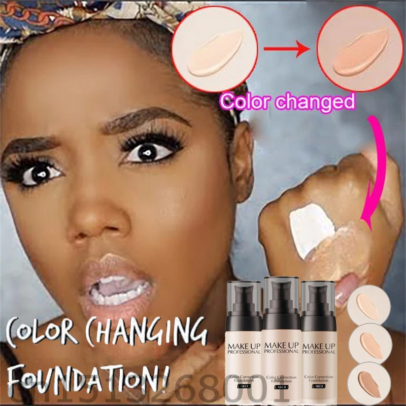 

Color Changing Foundation Base Makeup Skin Color Correction Concealer Change To Your Skin Tone By Just Blending 30g