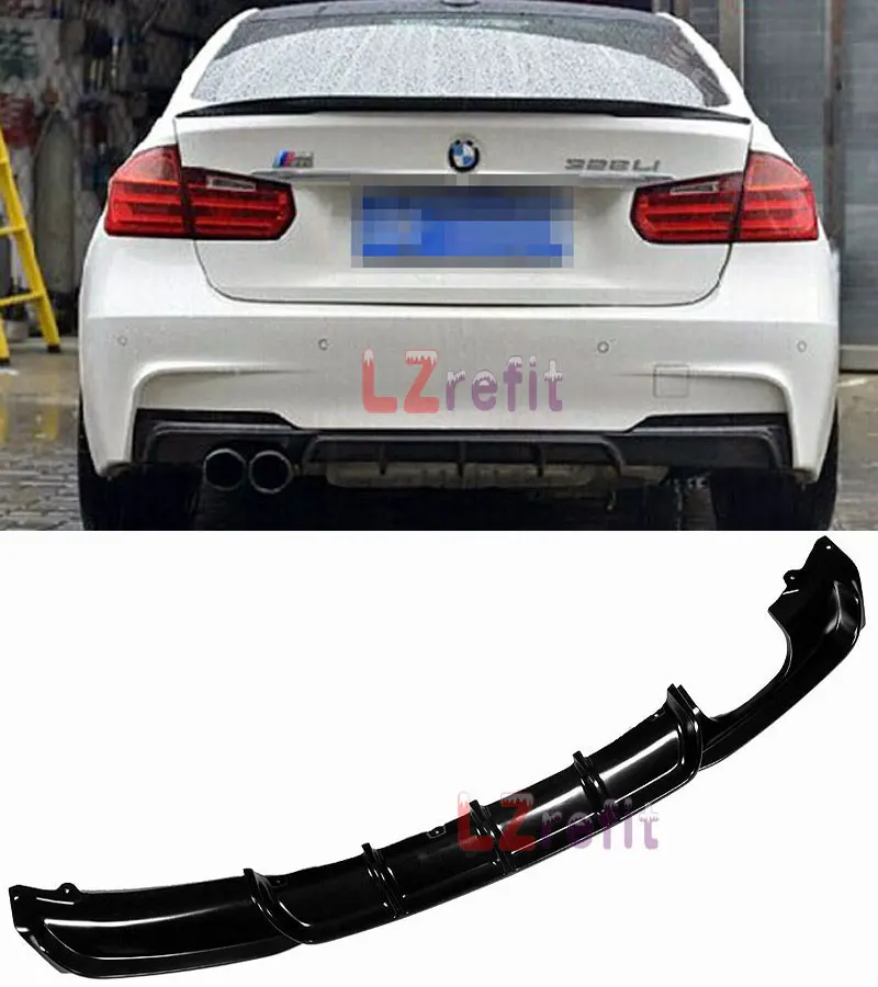 UNPAINTED P Style REAR DIFFUSER FOR BMW F30 3 SERIES SEDAN M TECH M