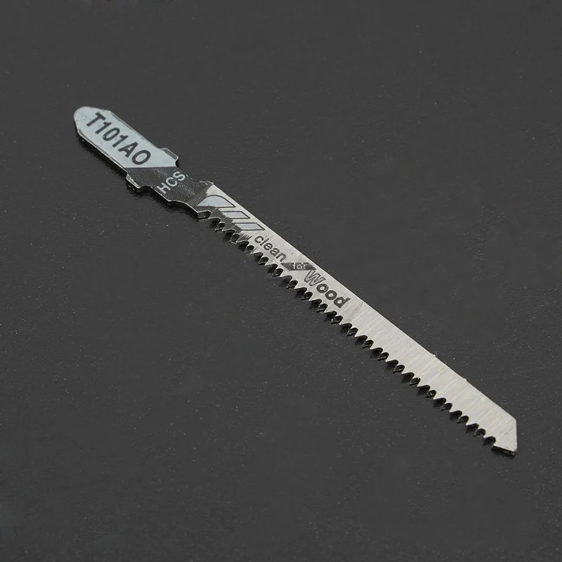 DWZ 5pcs New T101AO Jigsaw Blades Set Clean Cut Wood Scroll Cutting Tool 1.5-15mm