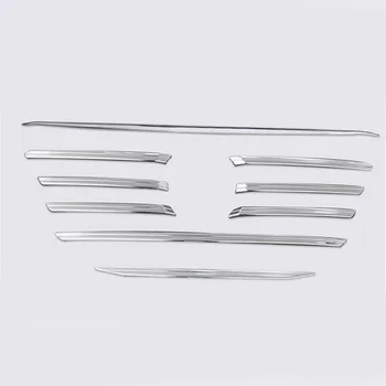 

9Pcs/Set Stainless Steel Front up Grid Grill Grille Auto Decoration Accessories Fit For Mazda CX-5 CX5 2015 2016