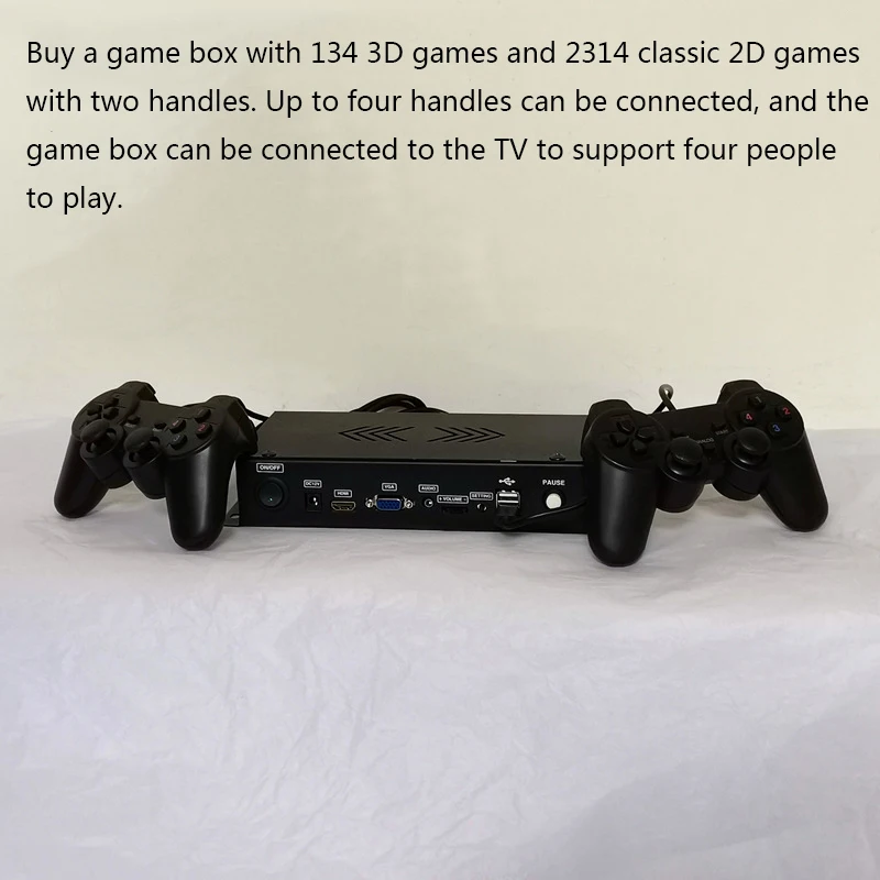

Pandora Box 2448 game in one Built-in arcade 134 3D + 2314 2D video games HD quality Connect TV and other game console