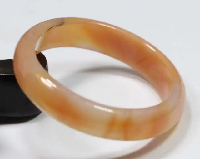 

60MM VERY FINE RARE NATURAL RED JADEITE JADE BRACELET BANGLE #A301 a 5.19