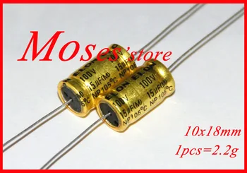 

100v 15uf Audio NP Bipolar Axial Electrolytic Capacitor Capacitance 10x18mm (100pcs)