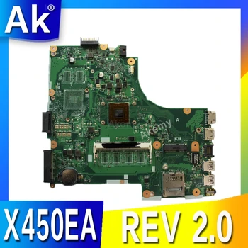 

X450A With AMD CPU Mainboard REV 2.0 For Asus X450EA X450E X450EP X452EA X452E A452E Laptop Motherboard 100% Tested