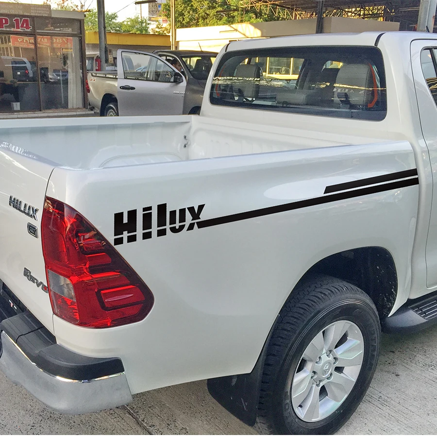 Виниловая наклейка на багажник для toyota hilux revo vigo 2012 2013 2014 2015 2016 2017 2018 2019|Наклейки