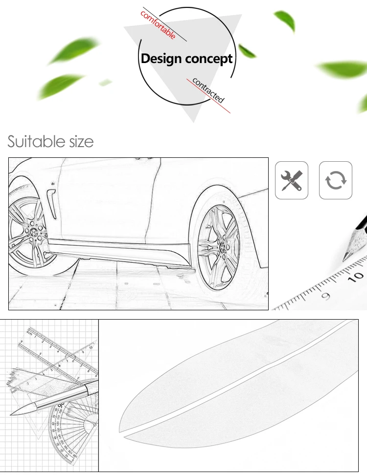 2 шт. стиль M производительность сбоку юбка подоконник наклейка в полоску винил Стикеры для BMW серий 4 F32 F33 F34 420i 428i 435i