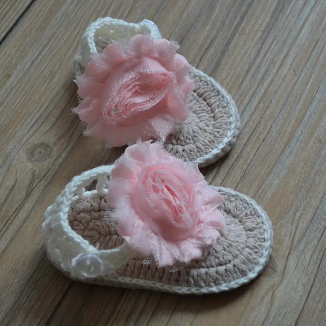 QYFLYXUESummer новые детские сандалии ручной вязки Детские шерстяные сандалии обувь для новорожденных 100 дней креативный подарок