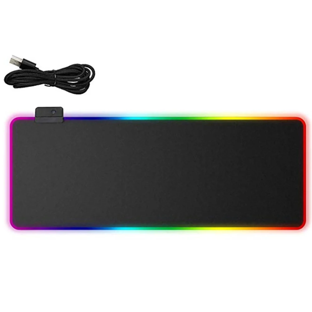 VicTsing XR257 игровой коврик для мыши RGB коврик для мыши геймерский компьютерный коврик для мыши RGB коврик с подсветкой Mause большой коврик для мыши XXL для настольной клавиатуры