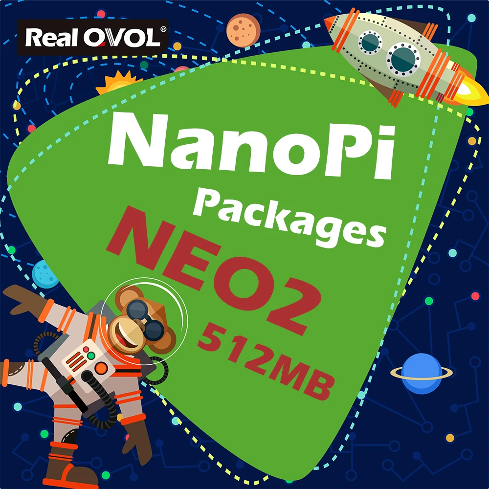 

RealQvol FriendlyARM NanoPi NEO2 Kit Package 512MB DDR3 RAM,Run u-boot,Ubuntu-Core-Xenial ARM Cortex-A53