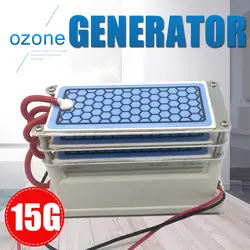 15 Гц/ч портативный генератор озона DIY озонатор очиститель воды воздуха стерилизатор лечение озона дополнение к формальдегиду