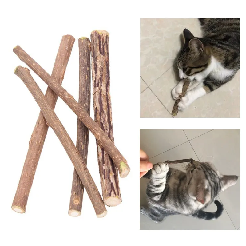 5/10 Pcs Cat Chew Sticks Cleaning Teeth Natural Matatabi Catnip Stick Snacks Toothpaste Pet Treats Toy | Дом и сад