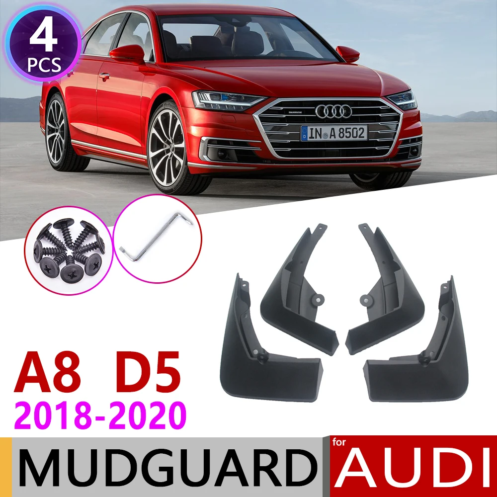 4 шт. переднее заднее крыло автомобиля для Audi A8 D5 2018 2019 2020 брызговик щиток
