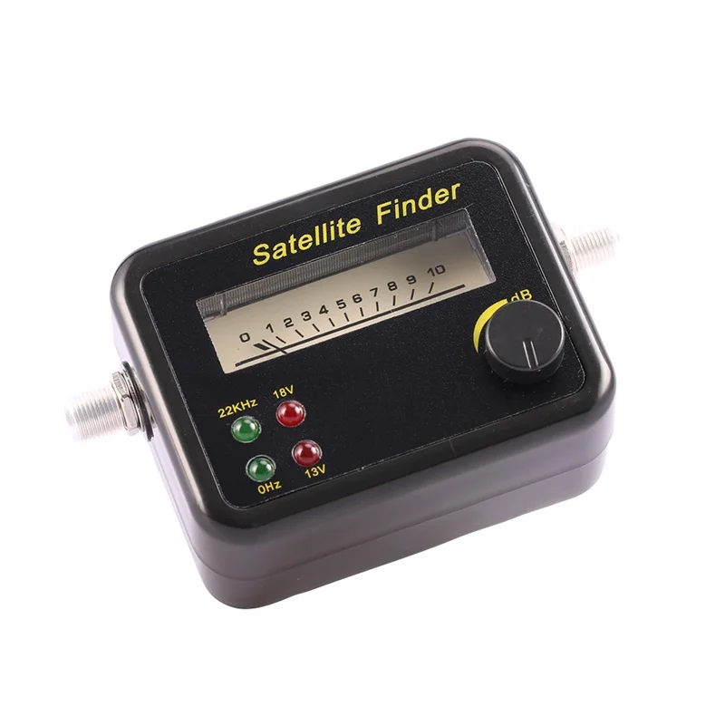 Mini Digital LCD Display Plastic Digital LCD Display Satellite Signal Finder Meter Tester Black