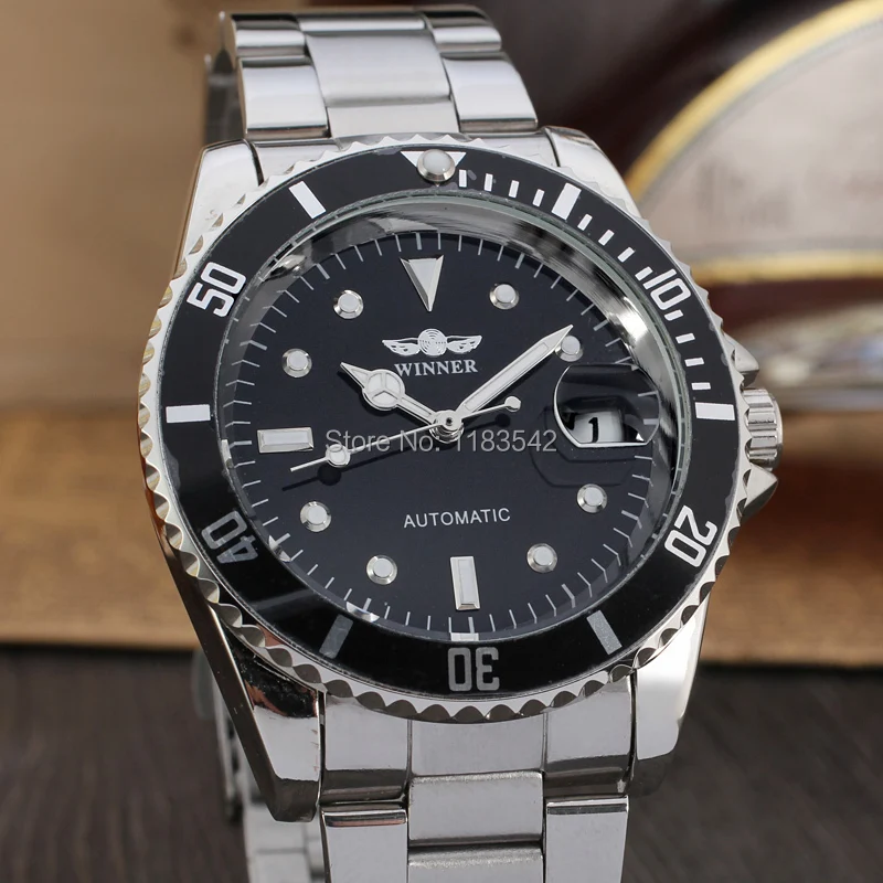 Winner мужские часы Автоматические самовзводные кожаные модные повседневные Кристальные аналоговые лучшие наручные часы цвет черный WRG8066M4T1