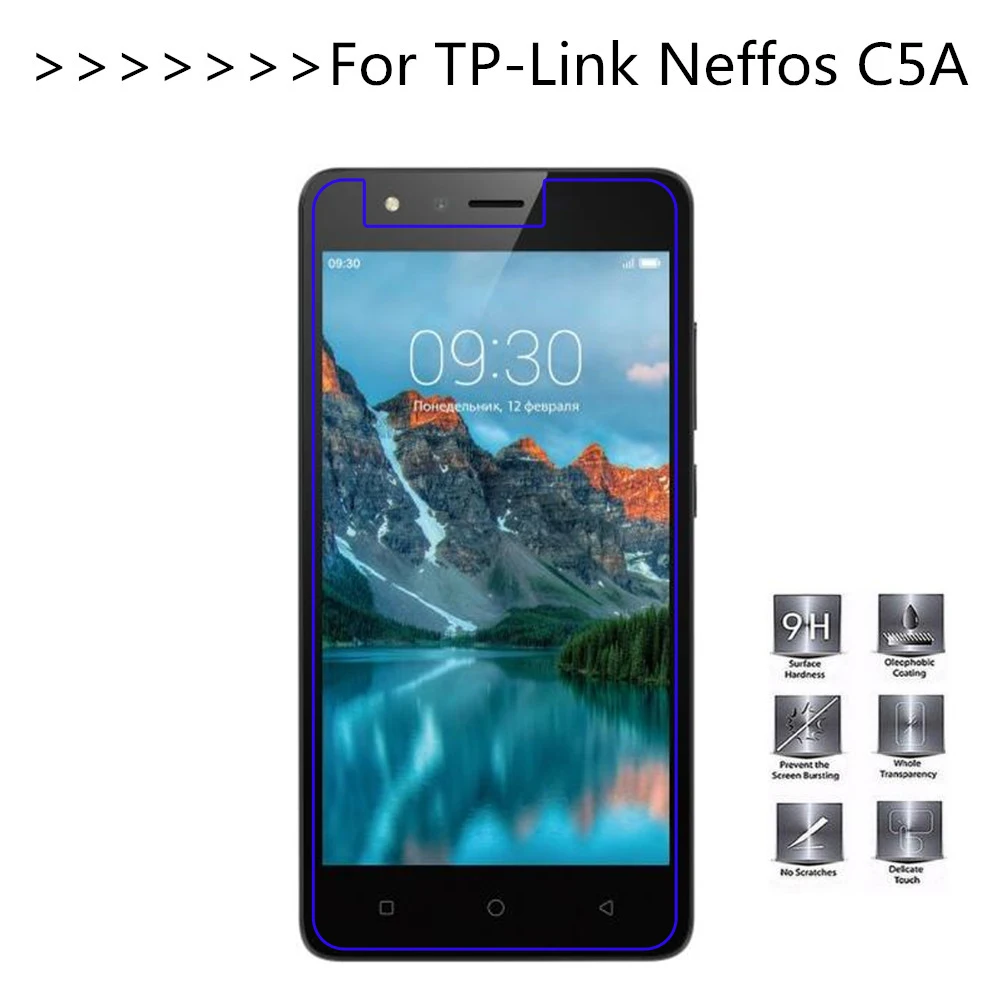 Ультратонкое закаленное стекло 9H для TP Link Neffos C5A премиум защита экрана закаленная