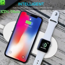 XIN-Mum Fast Wireless Charger Charging Pad Quick Charge for iPhone X iPhone 8/ 8 Plus for Apple Watch 2 3 for Samsung Phones