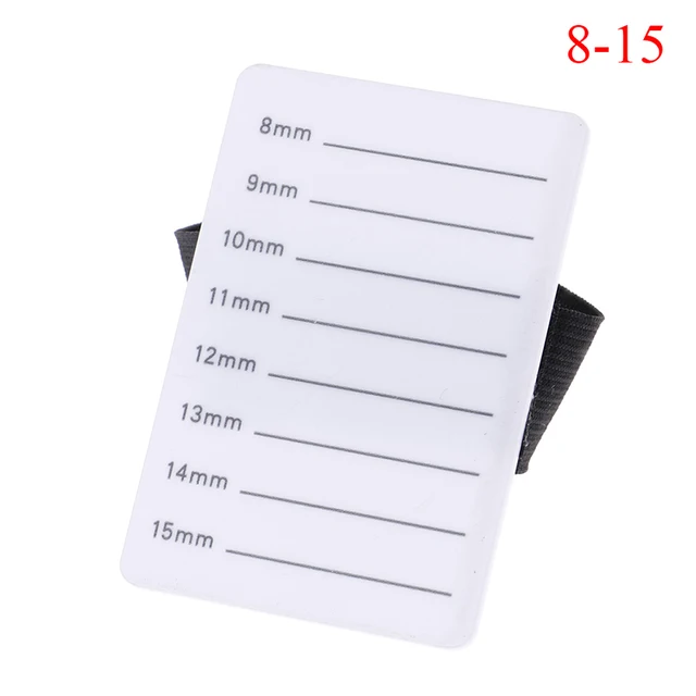 Best Offers 8-15mm Makeup Fake Eyelash Tray Strip Stand Individual Eyelash Extensions Hand Plate Eye Lash Grafting Stand Palette Makeup Tool