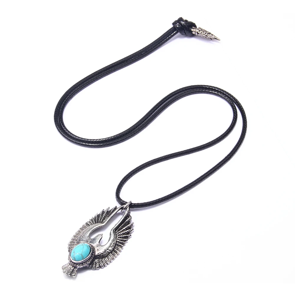 Женская и мужская длинная цепочка lancuszki ketting кулон с крыльями Ястреба|Ожерелья