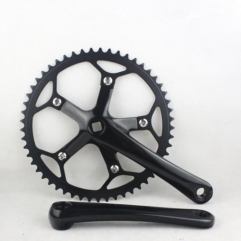 

Bicycle CNC Aluminum 53T BMX Bicycle Crank Road Bike Bike Chainwheel Sprocket Cranksets Crank Set Bicycle Parts