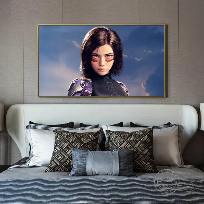 Декоративная живопись постер искусство Alita боевой ангел картина из фильма холст