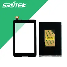 For Lenovo TAB A7-50 A3500 Tablet PC Touch Screen Digitizer Glass +LCD Display Parts