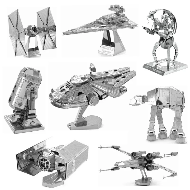Full Set Star Wars Metal Puzzle DIY Assembly R2D2 ...