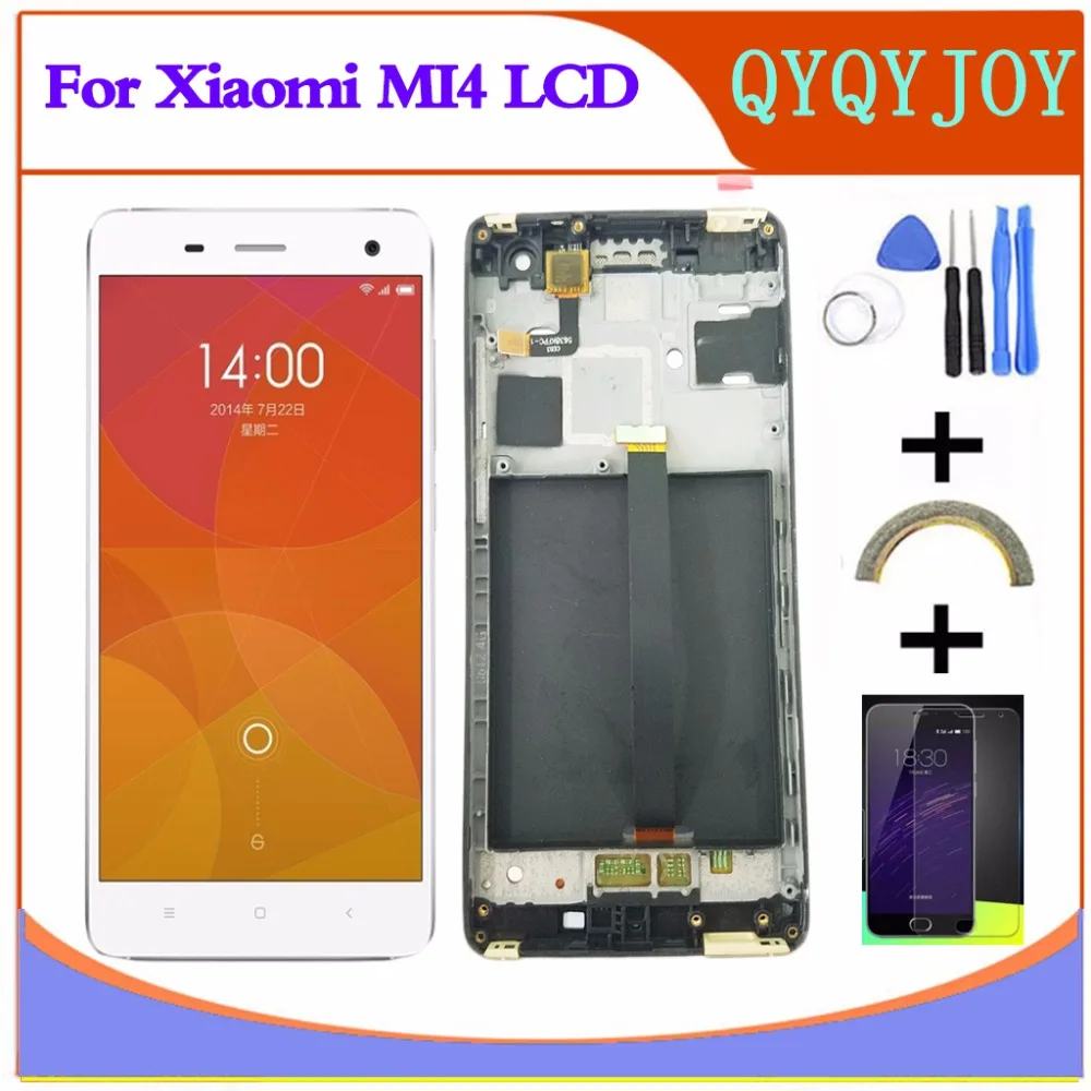 

For Xiaomi Mi4 LCD Display + Touch Screen Digitizer + Tools Set 100% New Assembly Replacement For M4 Mi 4 Mobile Phone