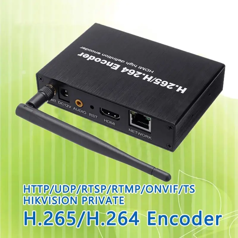 H.265 H.264 HDMI видео аудио Wifi кодировщик IPTVs RTSP RTMP ONVIF HDMI кодировщик H265 для потоковая трансляция в прямом эфире