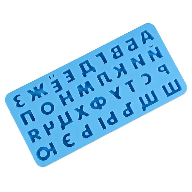 

Chocolate Mould Russian Handwriting Alphabets Script Letters Fondant Cake Mold Capital Lower Case For The Kitchen Baking