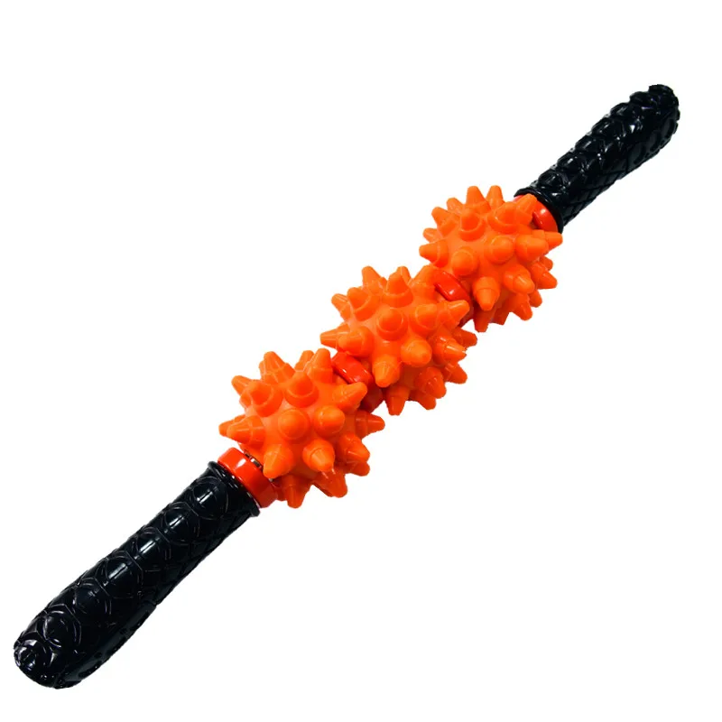 Gym Muscle Massage Roller Yoga Stick Muscle Body Massage Relax Tool Muscle Roller Sticks with Point Spiky Ball