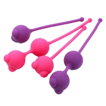 Waterproof 3 Balls Bead vaginal balls kegel exercises Female Silicone Koro Magic Kegel Ball exercise ball sex toys For Women