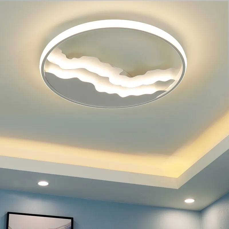 

ANN Living room aluminum chandeliers Modern minimalist creative personality bedroom lights atmosphere restaurant led chandeliers