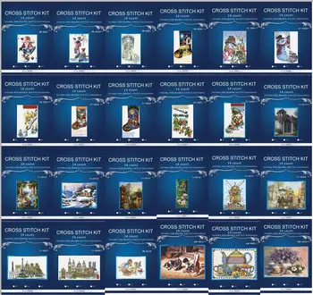 

For Embroidery Christmas sock style More photos Needlework 14CT DMC DIY Cross Stitch Kits Handmade Arts Wall Decor 2 1