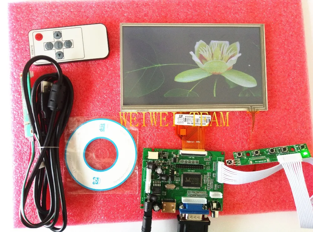 for INNOLUX 7 inch Raspberry Pi LCD Touch Screen Display TFT Monitor AT070TN92 with Touch screen Kit HDMI VGA Input Driver Board for INNOLUX 7 inch Raspberry Pi LCD Touch Screen Display TFT Monitor AT070TN92 with Touch screen Kit HDMI VGA Input Driver Board