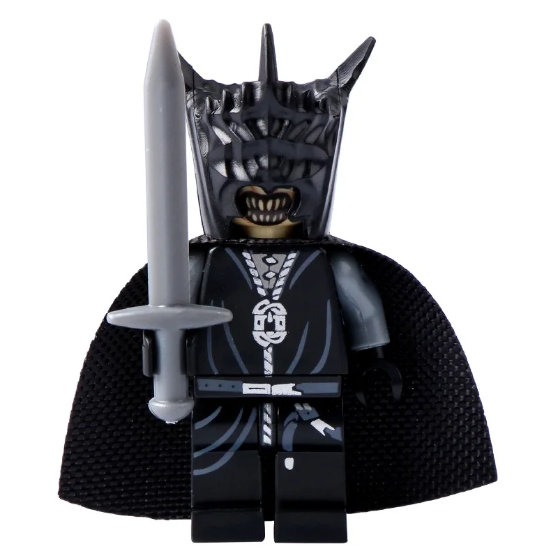 Legoed Властелин кольца 8 шт./компл. ведьма King Of The Dead орк Мордора экшн Минифигурки
