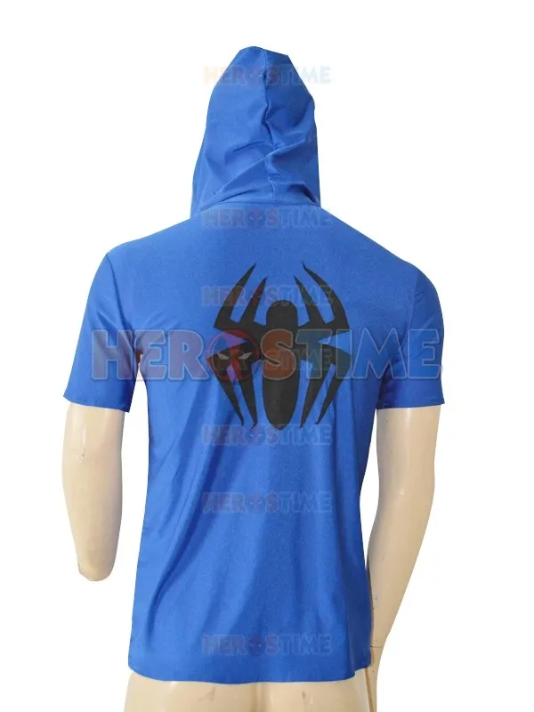 Scarlet-Spider-Spider-man-Royal-Blue-Hooded-T-shirt-SC058-2-600x800