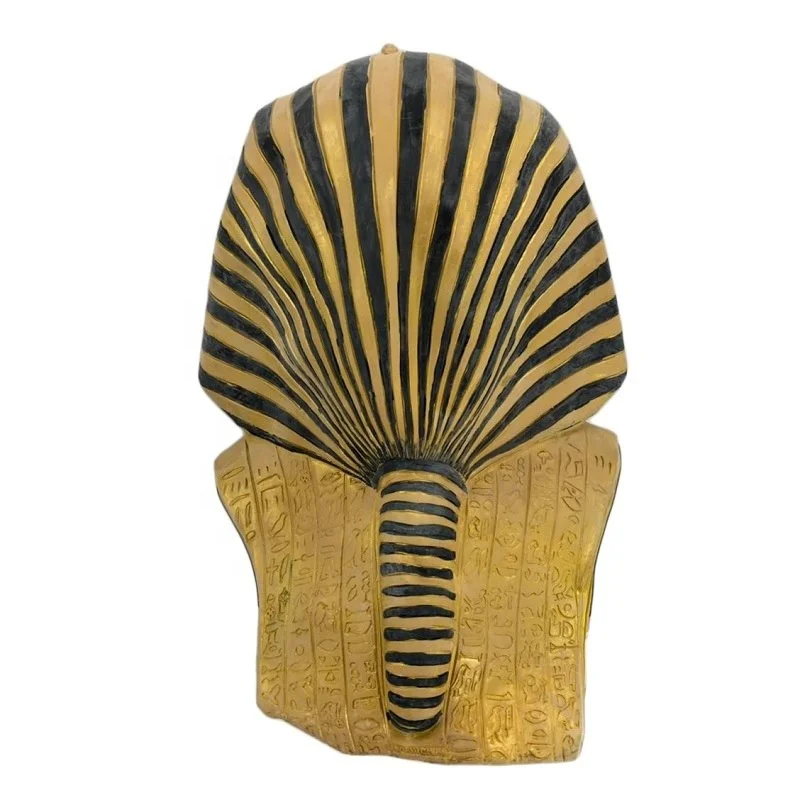 Fabulous Realistic Cosplay Costume Party Halloween Wonderful God Egyptian Pharaoh Mask Fabulous Realistic Cosplay Costume Party Halloween Wonderful God Egyptian Pharaoh Mask