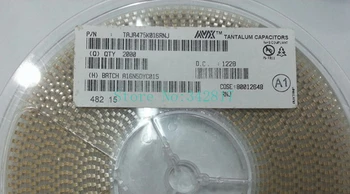 

TAJA475K016RNJ CAP TANT 4.7UF 16V 10% 1206 Tantalum Capacitors Size A 100pcs